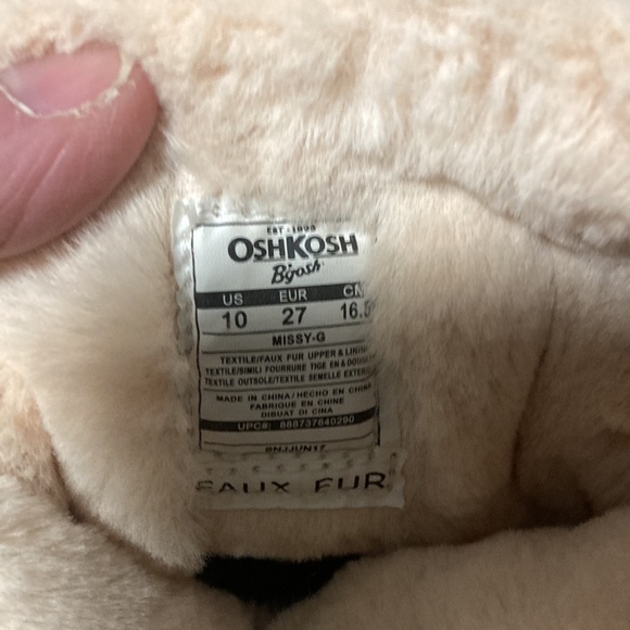 Oshkosh B’gosh  black boots - Picture 6 of 7